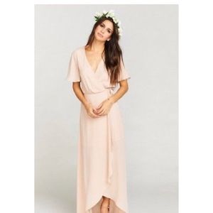 Show me your mumu Sophia dusty blush crisp